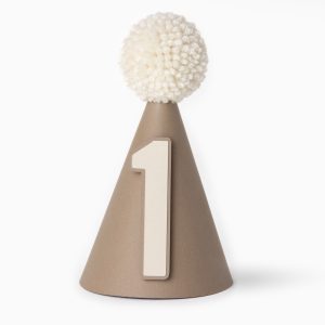 LIGHT BROWN PARTY HAT