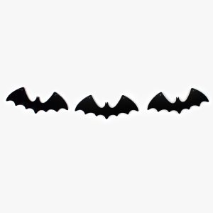 Pre-strung Halloween bat garland party decoration with colour changing options