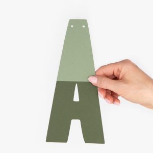 TWO-TONE CUSTOM BANNER - 22CM