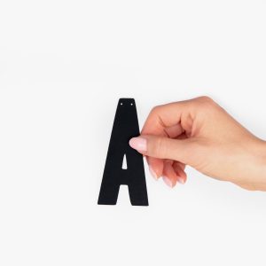 Hand Holding Letter From Mini Custom Party Banner Decoration With Personalised Message