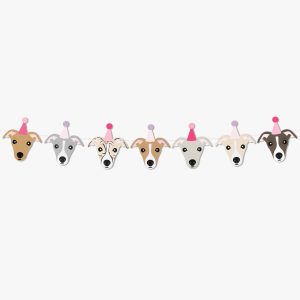 Whippet Italian Greyhound Birthday Party Garland Pawty Time Puppy Theme