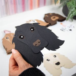 Black Cocker Spaniel Party Banner Little Hen Pawtrait Party Collection